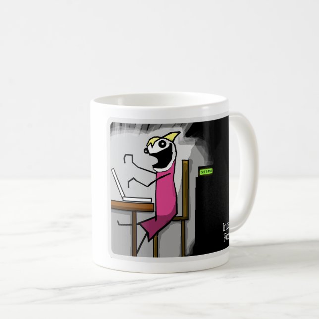 Caneca De Café O Internet agride para sempre (Frente Esquerda)