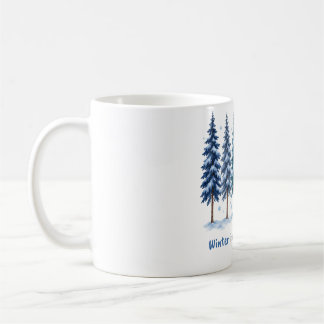 Caneca De Café O Inverno É Minha Cor Favorita Café da Manhã