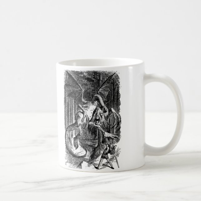 Caneca De Café O Jabberwocky (Direita)