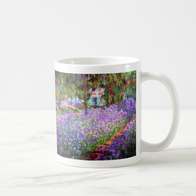 Caneca De Café O jardim do artista em Giverny, Claude Monet (Direita)