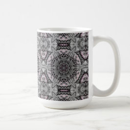 Caneca De Café O Jardim Fractal Prateado