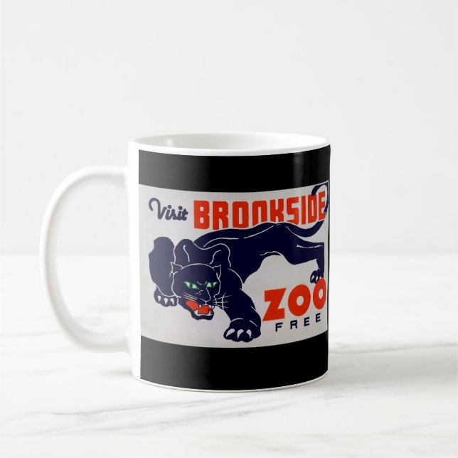 Caneca De Café O jardim zoológico de Brookfield (Esquerda)