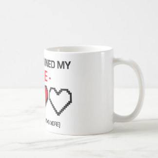 CANECA DE CAFÉ O JOGO ARRUINOU MINHA VIDA!