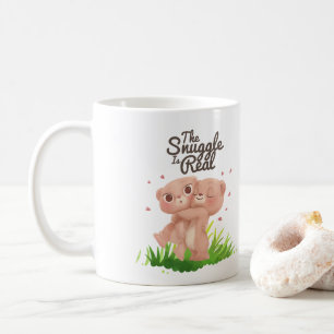 Caneca De Café O Jogo é Abraços de Urso Bonito.