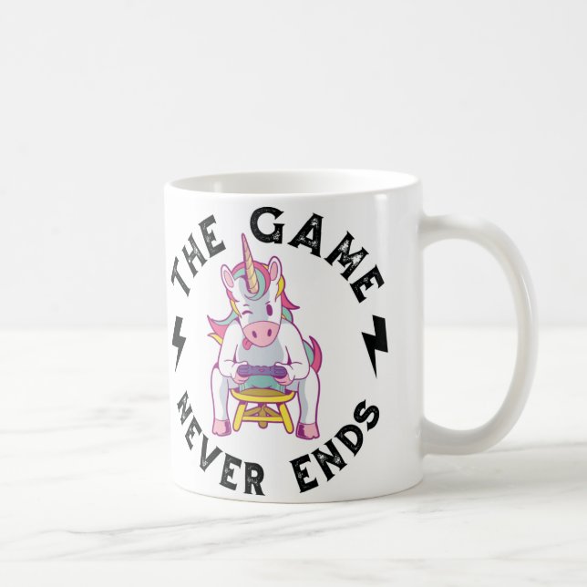 Caneca De Café O jogo nunca acaba (Direita)