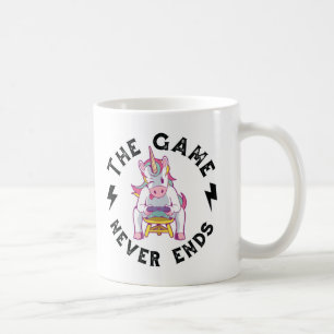 Caneca De Café O jogo nunca acaba
