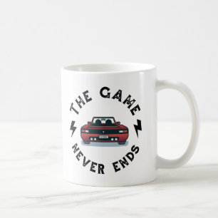 Caneca De Café O Jogo nunca acaba