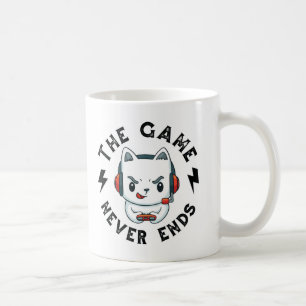 Caneca De Café O Jogo nunca acaba
