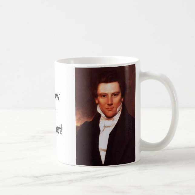 Caneca De Café o joseph_smith, joseph_smith, segue o theProphet! (Direita)