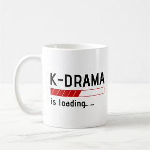 Caneca De Café O K-drama está carregando...-Caneca