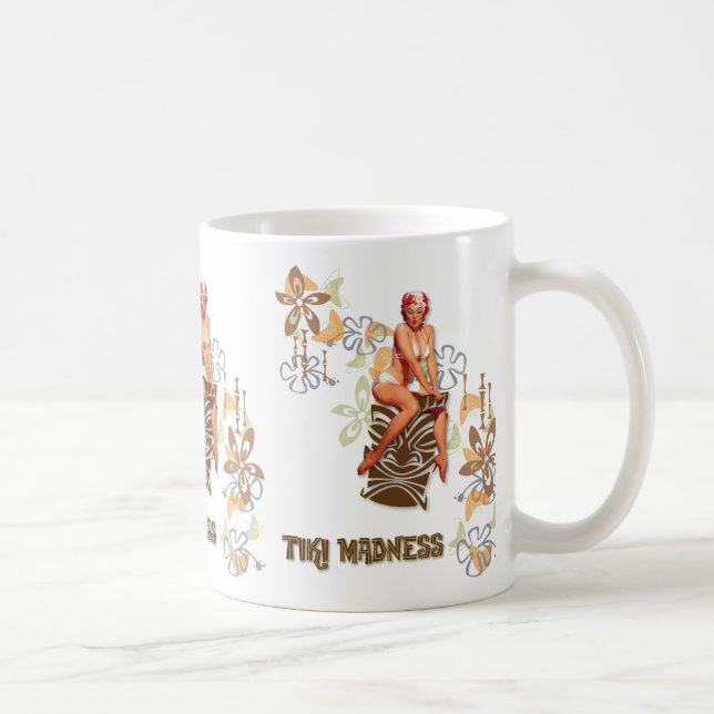 Caneca De Café O kitsch Bitsch: A deusa de Tiki (Direita)