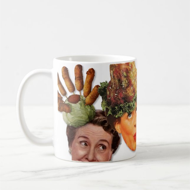 Caneca De Café O kitsch Bitsch: Senhoras Disembodied do kitsch (Esquerda)