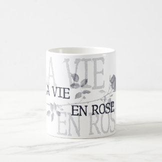 Caneca De Café O La Vie o En aumentou