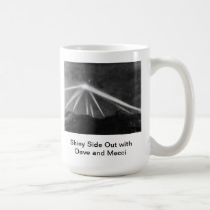 Caneca De Café O lado brilhante para fora agride