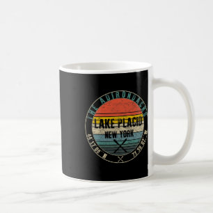 Caneca De Café O lago Adirondacks Plácido Nova York esquiando Sno