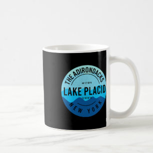 Caneca De Café O lago Adirondacks Plácido Nova York esquiando Sno