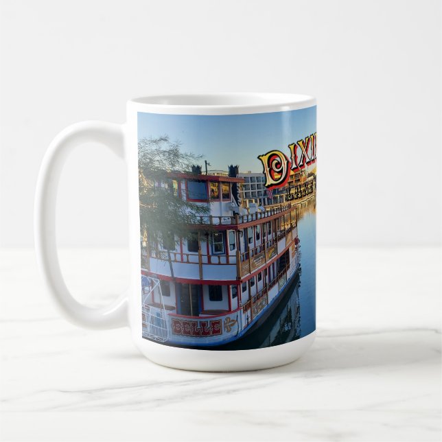 Caneca De Café O Lago Dixie Belle Havasu, Az. (Esquerda)