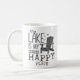 Caneca De Café O Lago É Meu Lugar Feliz