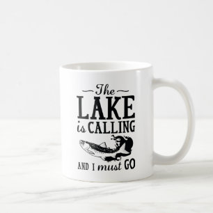 Caneca De Café O Lago Está Chamando