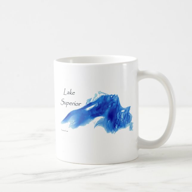 Caneca De Café O Lago Superior detalhado (Direita)