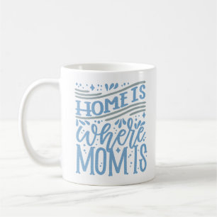 CANECA DE CAFÉ O LAR É ONDE ESTÁ A MÃE
