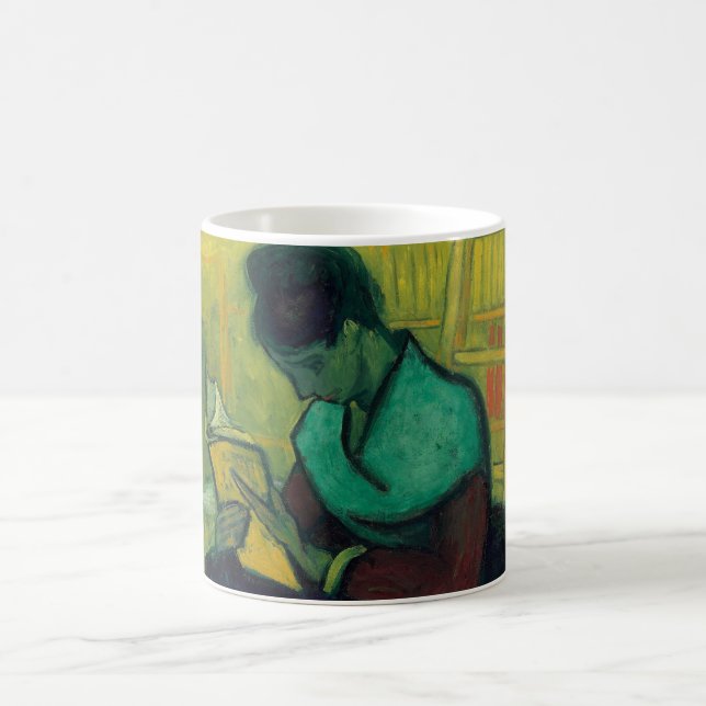 Caneca De Café O leitor novo Vincent Van Gogh (Centro)