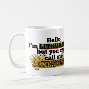 Caneca De Café O Lithuanian, mas chama-me impressionante