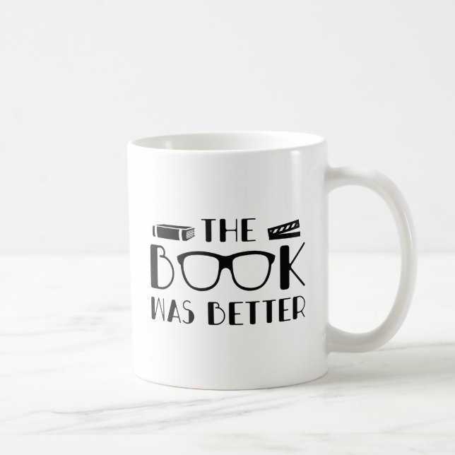 Caneca De Café O Livro Foi Melhor (Direita)