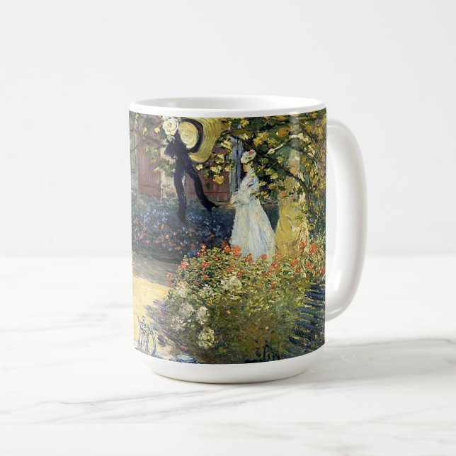 Caneca De Café O Luncheon Claude Monet (Frente Esquerda)
