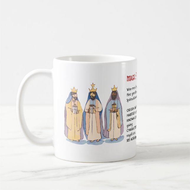 Caneca De Café O Magi, três homens sábios, o presente da epifania (Esquerda)