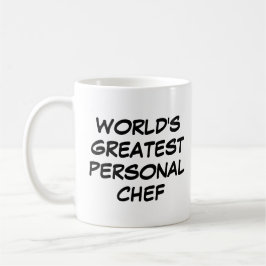 Caneca De Café "O maior chef pessoal do mundo" Mug