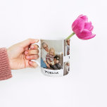 Caneca De Café O maior grupo de fotos personalizado da vovó 5 do<br><div class="desc">Celebre o amor da família com a melhor foto personalizada da vovó 5 do nosso mundo. Adorado com cinco momentos especiais,  este presente personalizado traz certamente um sorriso ao rosto da vovó todas as manhãs</div>
