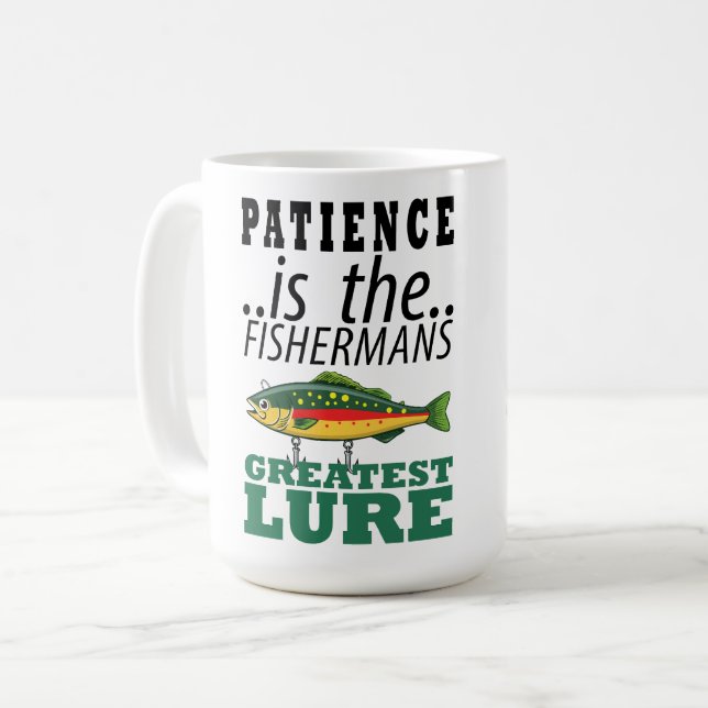Caneca De Café O Maior Isca de um Pescador (Frente Esquerda)
