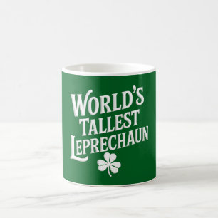 Caneca De Café O Maior Leprechaun Irlandês do Mundo Dia de São Pa