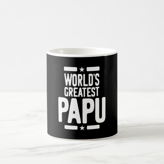 Caneca De Café O maior padre Papu do mundo doado (Centro)