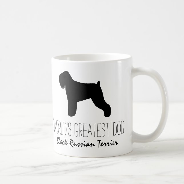 Caneca De Café O Maior Personalizado de Cão do Mundo de Terrier R (Direita)