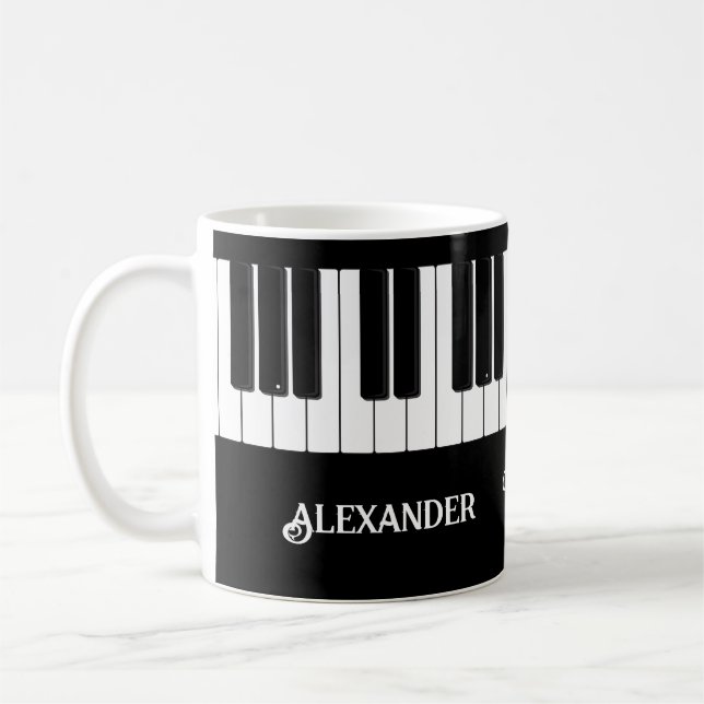 Caneca De Café O Maior Pianista do Mundo Personalizado (Esquerda)