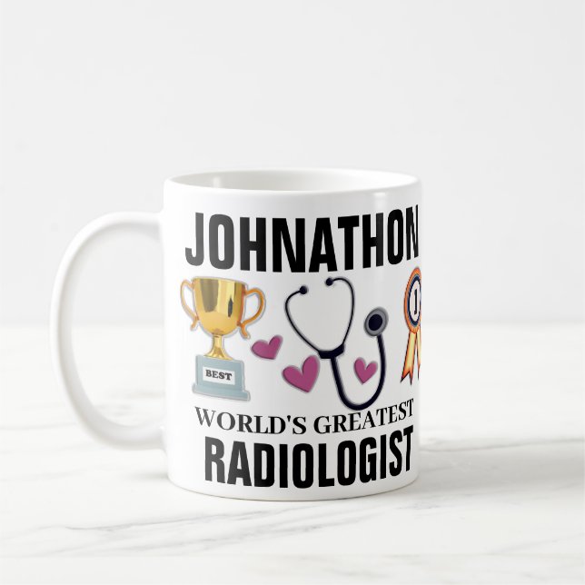 Caneca De Café O maior radiologista do mundo (Esquerda)