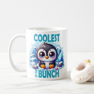 Caneca De Café O mais legal do desenho animado do bebê Penguin "C
