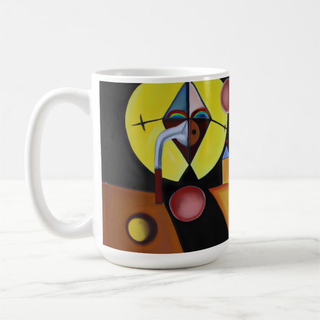Caneca De Café O Médico da Peste - Pintura a Óleo (Esquerda)