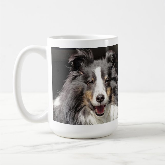 Caneca De Café O melhor amigo do homem, Sheltie Dog Tea e (Esquerda)