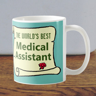 Caneca De Café O Melhor Assistente Médico do Mundo.