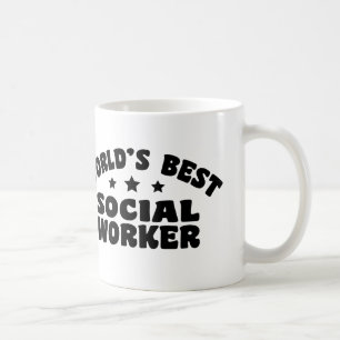 Caneca De Café O melhor assistente social do mundo