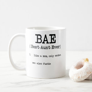 Caneca De Café O melhor Auntie legal Presente da tia Nunca BAE