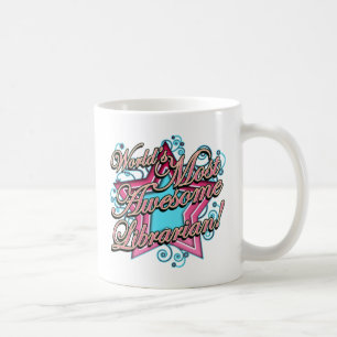 Caneca De Café O melhor bibliotecário dos mundos