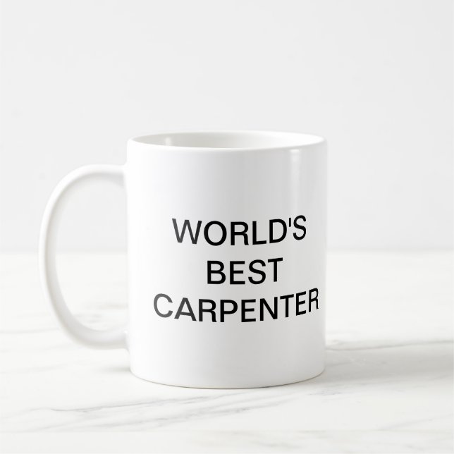 Caneca De Café O melhor carpinteiro do mundo (Esquerda)