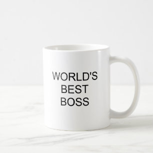 CANECA DE CAFÉ O MELHOR CHEFE DO MUNDO