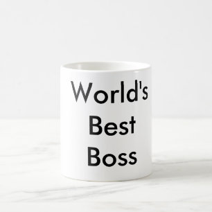 Caneca De Café O melhor chefe do mundo no café Mug