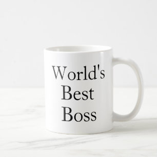 Caneca De Café O melhor chefe dos mundos