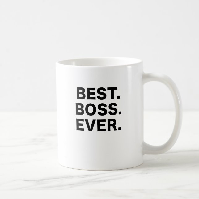 Caneca De Café O melhor chefe nunca (Direita)